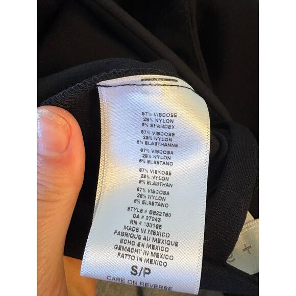 Eri + Ali Black Swingy Halter Top Anthropologie Size Small - Picture 6 of 7